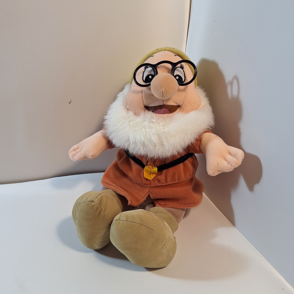 Vintage Disney‎ Plush Doc From Snow White And The Seven Dwarfs Stuffed Toy